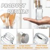 Wongblee 2 Pack Glass Salt and Pepper Shakers Set with