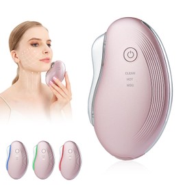 EMS Gua Sha Face Massager Gua Sha Face Tools with Vibration & Heat Face Shaping Tool with Red Light, Blue, Green, Face Massager for Face, Anti Wrinkles, Anti Ageing