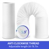 Portable Air Conditioner Exhaust Hose - 5.9 Inch Diameter, 78
