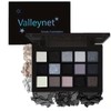 EONFAVE 15 Colours Smoky Eyeshadow Palette, Dark Punk Soft Matte