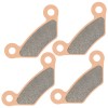 Caltric 2 Front or Rear Brake Pads for John Deere