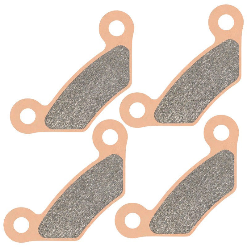 Caltric 2 Front or Rear Brake Pads for John Deere
