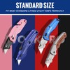 WORKPRO Utility Knife Blades, SK5 Steel, 100-Pack Blades with Dispenser