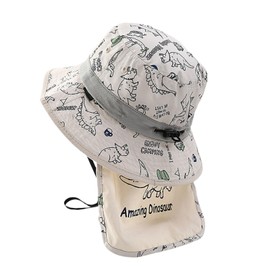 Kingsiely Baby Hat, Baby Bucket Hat, Cute, Dinosaur, Safari Hat, Wide Brim, Sun Protection Hat, Sun Protection, UV Protection, UV Protection, Kids, Girls, Boys, Outdoors, Outings, Walks, Travel,
