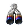idain 2.5 inch Inlet Dual Exhaust Tip Stainless Steel Polished