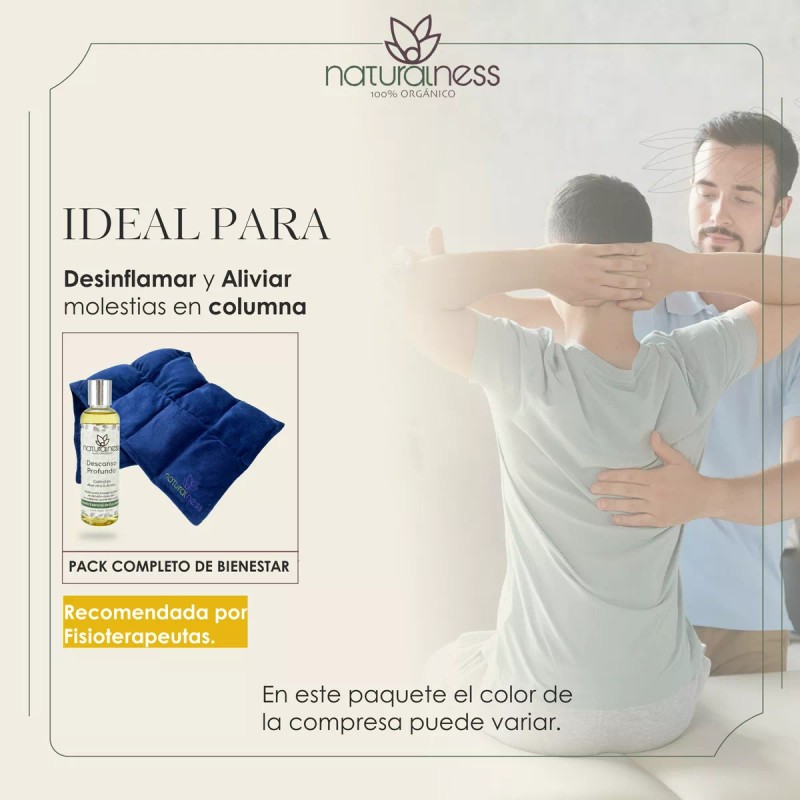 Naturalness Compresa De Semillas Para Columna Vertebral + Aceite 125