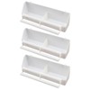 Kisangel Bird Cage Feeder Cup 3pcs - Double Grid Design