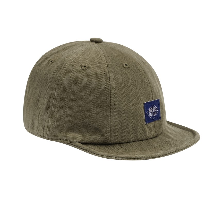 Croogo Men's Umpire Cap, Short Brim, Soft, Breathable, Solid, Simple,