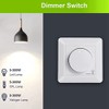 Tuperoymse LED Dimmer Switch Flush-Mounted Dimmer 5-300 W Dimmer Switch