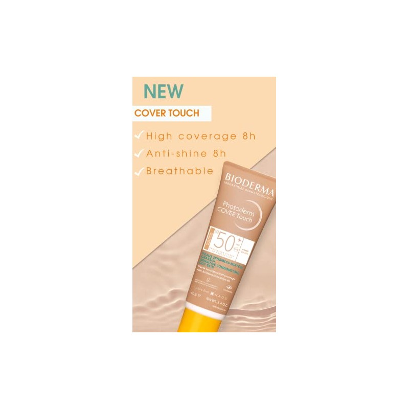 Photoderm Cover Touch Mineral Fps 50+ Dorado 40 Ml