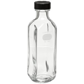Corning Pyrex Narrow Mouth Milk Dilution Bottles with Screw Cap (Culture Bottles), 160mL (Pack of 12)