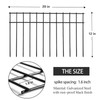 ADAVIN Small or Medium Animal Barrier Fence,25Pack 20 in(L) X12