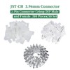 pzsmocn 200Pcs/50Sets JST CH 3.96mm Pitch 2 Pin Female Shell