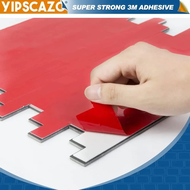 Yipscazo 1 - Sheet Peel and Stick Stone Metal Tile