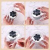 HAKACC 50PCS Cupcake Holders, Clear Cupcake Boxes with Dome Lids