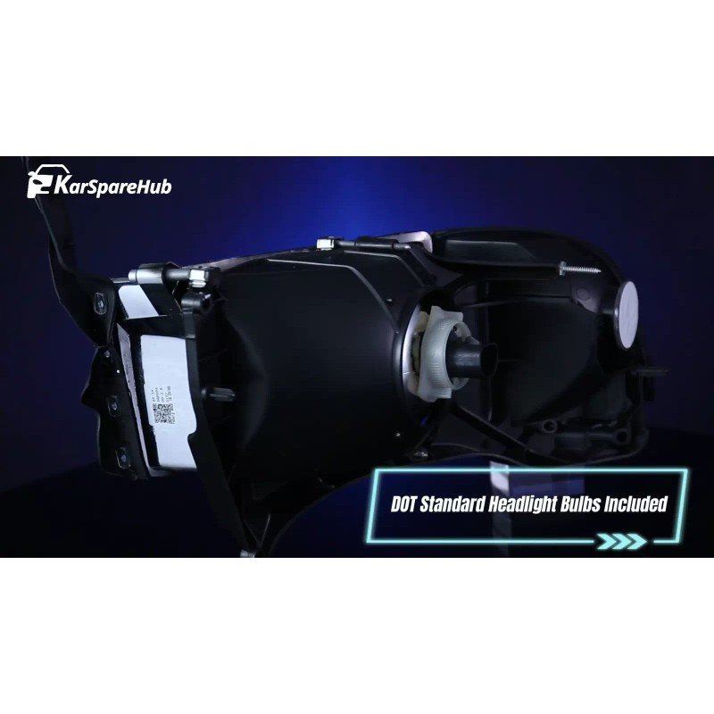 karsparehub Chrome Headlights For 1994-2002 Dodge Ram 1500 2500 3500