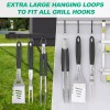 HAUSHOF 3 Pcs Grill Accessory Heavy Duty BBQ Set Barbecue