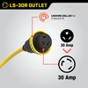 Champion Power Equipment 30-Foot 30-Amp 125-Volt RV Generator Power Cord,