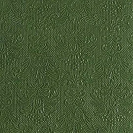 30x Lunch Serviettes Towel Forest Green Embossed Wedding Table Communion/Confirmation/baptism BIRTHDAY PARTY Fest