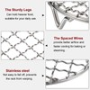 sourcing map 2pcs Round Cooking Rack 7.5-inch 201 Stainless Steel