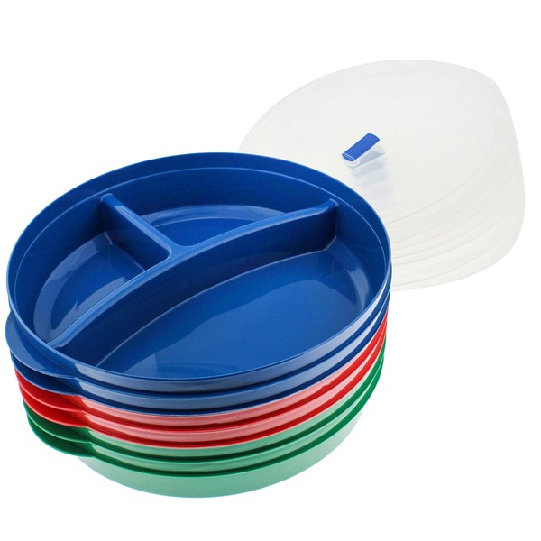 Potted Pans Plastic Food Storage Containers with Lids - 6pk