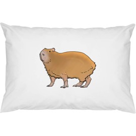 2 x 'Capybara' Cotton Pillow Cases (PW00019065)