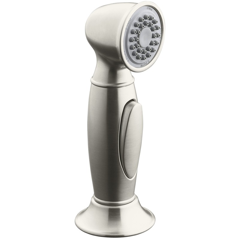 Kohler K-10101-BN Accent Sidespray, Vibrant Brushed Nicket