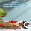 Ramadan Dessert Tray Iron Reusable Large Capacity Moon Star Shaped