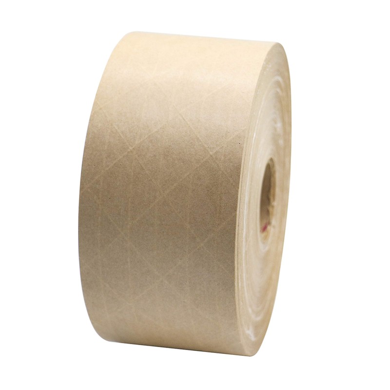 Reinforced Water Activated Gummed Kraft Paper Tape, 2 Pack 2.75