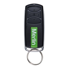 Merlin E960M 4 Button Garage Remote - Security+ 2.0 & Security+ Compatible Garage Door Opener, Control 4 Doors, Long Range, LED Indicator, Durable Design with Confirmation Flash