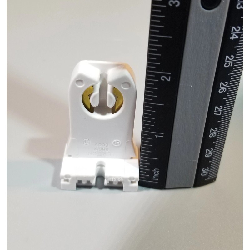 Leviton Medium Base, Bi-Pin, Linear Fluorescent Lampholder 660W-600V.