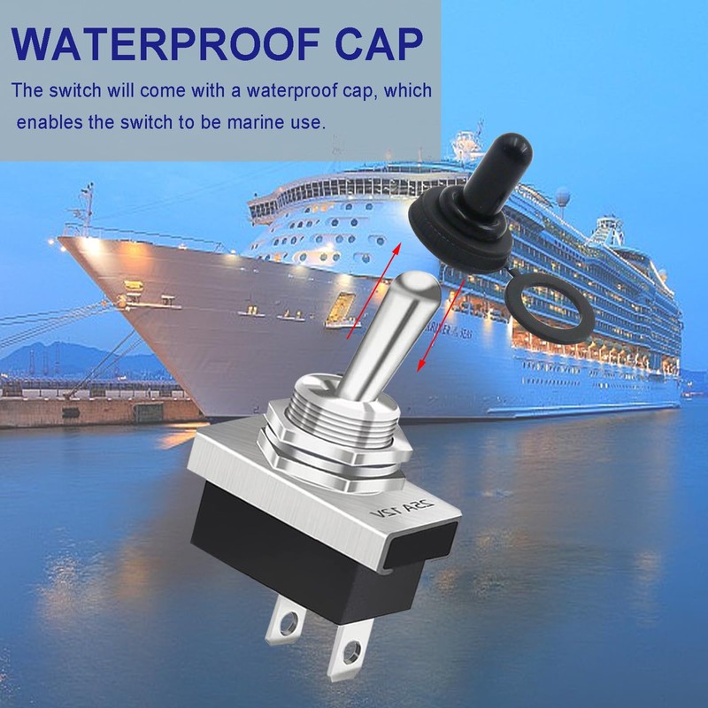 Mini Toggle Switch SPST On/Off 2 Connection Pin KN3D-101 Switch