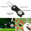 DB Spares Golf Pitch Mark Repairer With Magnetic Marker Switchblade