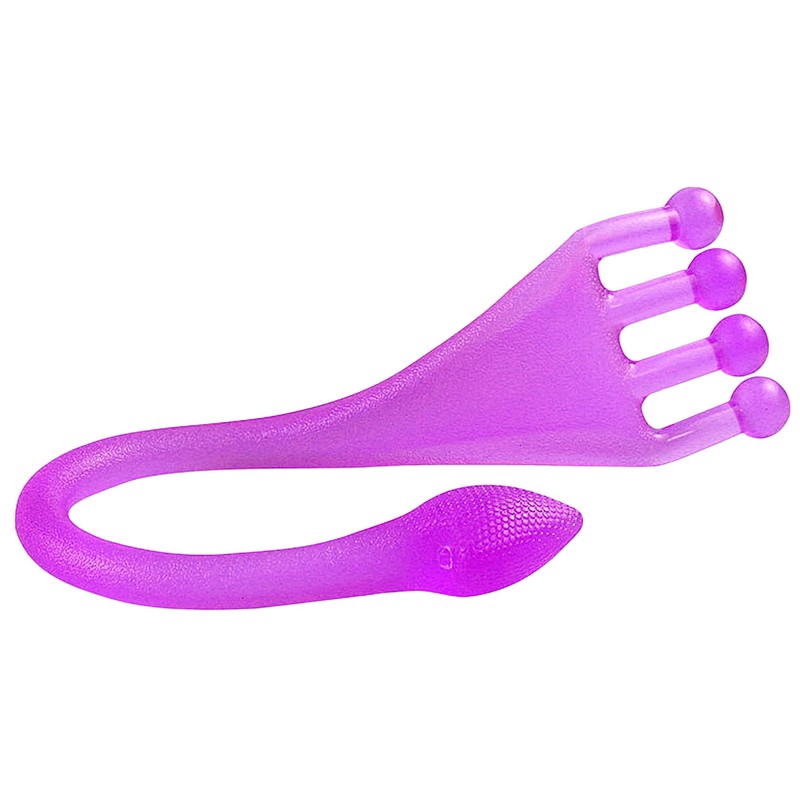 TradeWind トレーニングチューブ 足裏ストレッチ 足指 足裏アーチエクササイズ 足裏トレーニング 2本セット(紫)