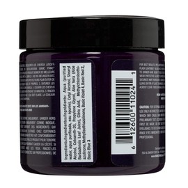 MANIC PANIC Classic Purple Haze Semi Permanent Hair Color - Warm Dark Purple Hair Dye for Women & Men That Lasts 4-6 Weeks - Vegan, Ammonia & Cruelty-Free - Create & Mix Custom Shades (4oz)