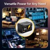 GOLDENMATE 12V 12Ah LiFePO4 Lithium Battery(2 Packs), 5000+ Deep Cycles,