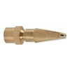 Fan Shaped Fountain Nozzle Copper Adjustable Uniform Water Spray Fan