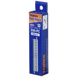 TOMIX N gauge straight PC Rail S99 – PC F Set of 4 1015 Railway Model Supplies