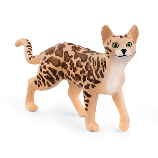 Schleich Farm World, Animal Figurine, Farm Toys for Boys and Girls 3-8 years old, Bengal Cat