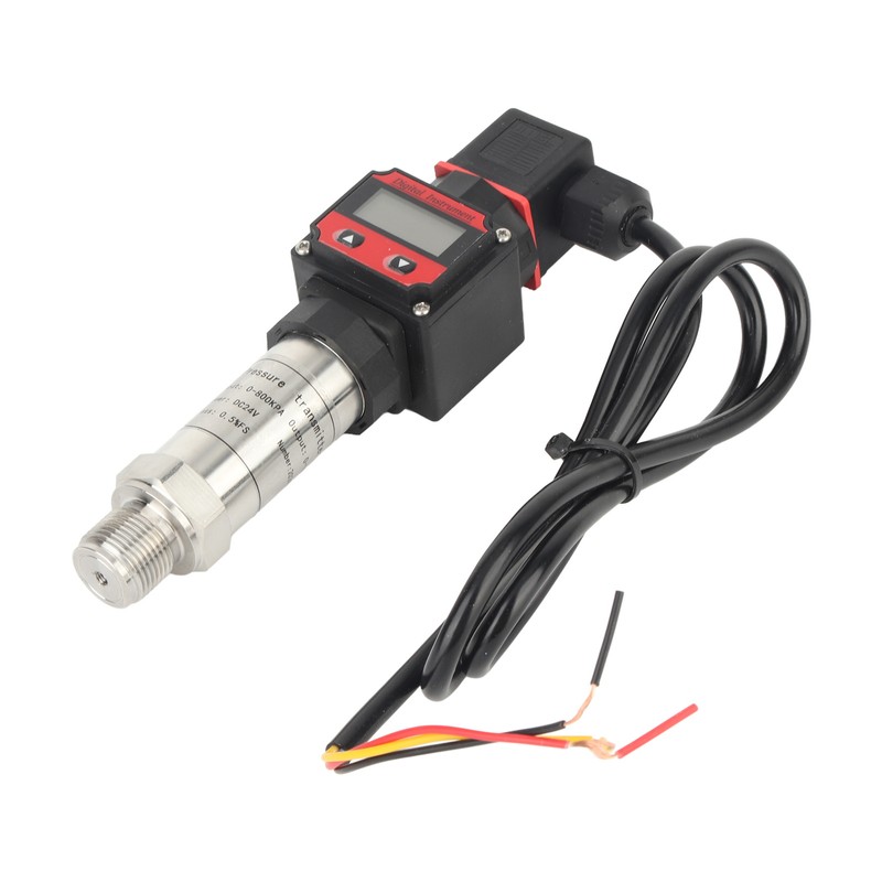 Pressure Sensor Aluminum Alloy Air Water Sender Digital Display LCD