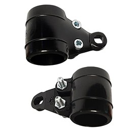 Cyclingolors 2x Lamp Holder Headlight Holder Black Moped Scooter Motorcycle