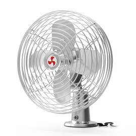 XGGYA Heavy Duty 12V 8.75-Inch Car Fan,2-Speeds,All-Metal for RVs, Cars, Trucks, etc.Cigarette Lighter Cooling Fan,Helps to Circulate the Air in Your Car.(Cord Length 6FT)