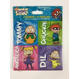 Nickelodeon Rugrats Stickers 6 Sheets Stickety Doo Da 2003 Nickelodeon Viacom