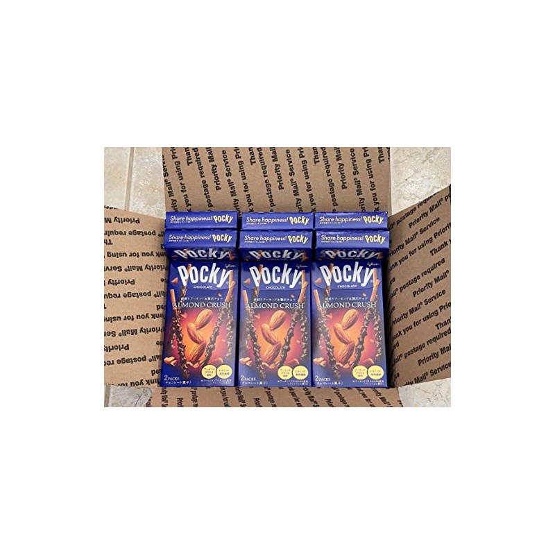 20 Glico Pocky Almond Crush Japan Product Pack of 20
