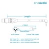 enoaudio Mogami 2893 Quad Camera Directional Microphone Cable DSLR Neutrik