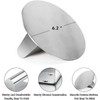 HULISEN Stainless Steel Burger Press, 6.2 inch Round Burger Smasher,