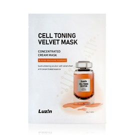 luzin Ruchin Cell Toning Velvet Mask (10 sheets) / 루친 셀 토닝 벨벳 마스크 (10매)