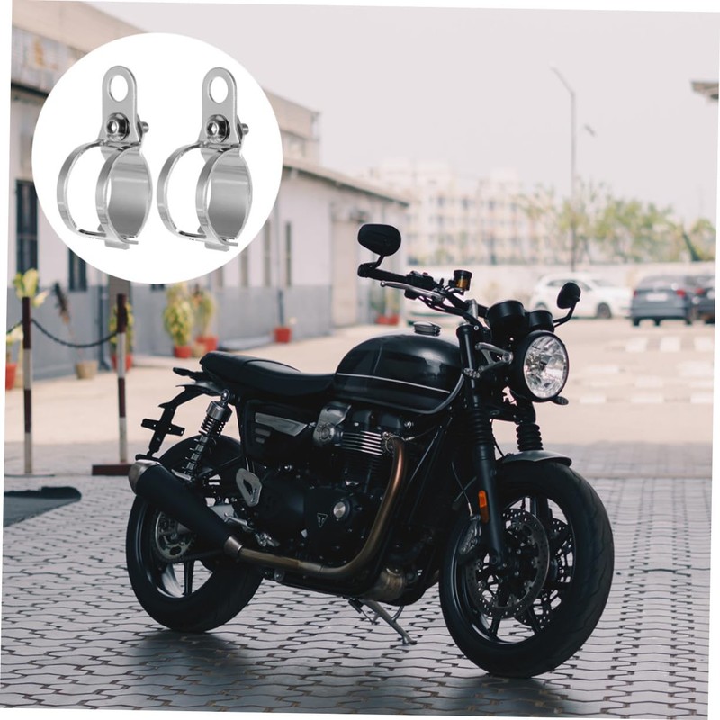FUNOMOCYA 2 Pcs Motorcycle Turn Signal Fork Bracket for Fork