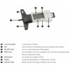 Tyre Tread Depth Gauge Profile Gauge Digital 0-25.4 mm LC