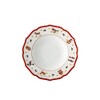 Hutschenreuther Happy Wintertime H. Wintertime Red Plate Deep 23 cm